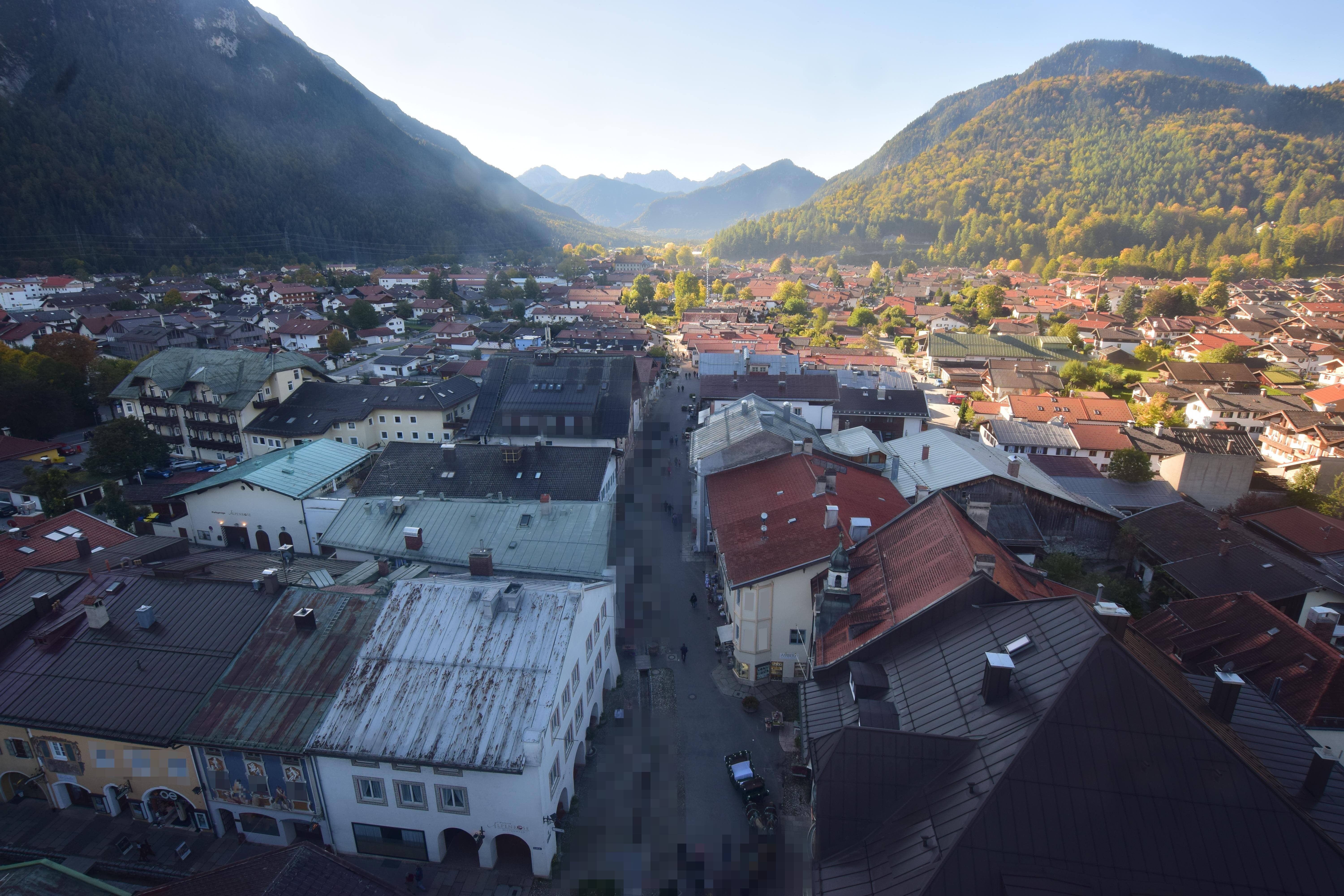 Archiv Foto Webcam Karwendel Mittenwald - Kirche