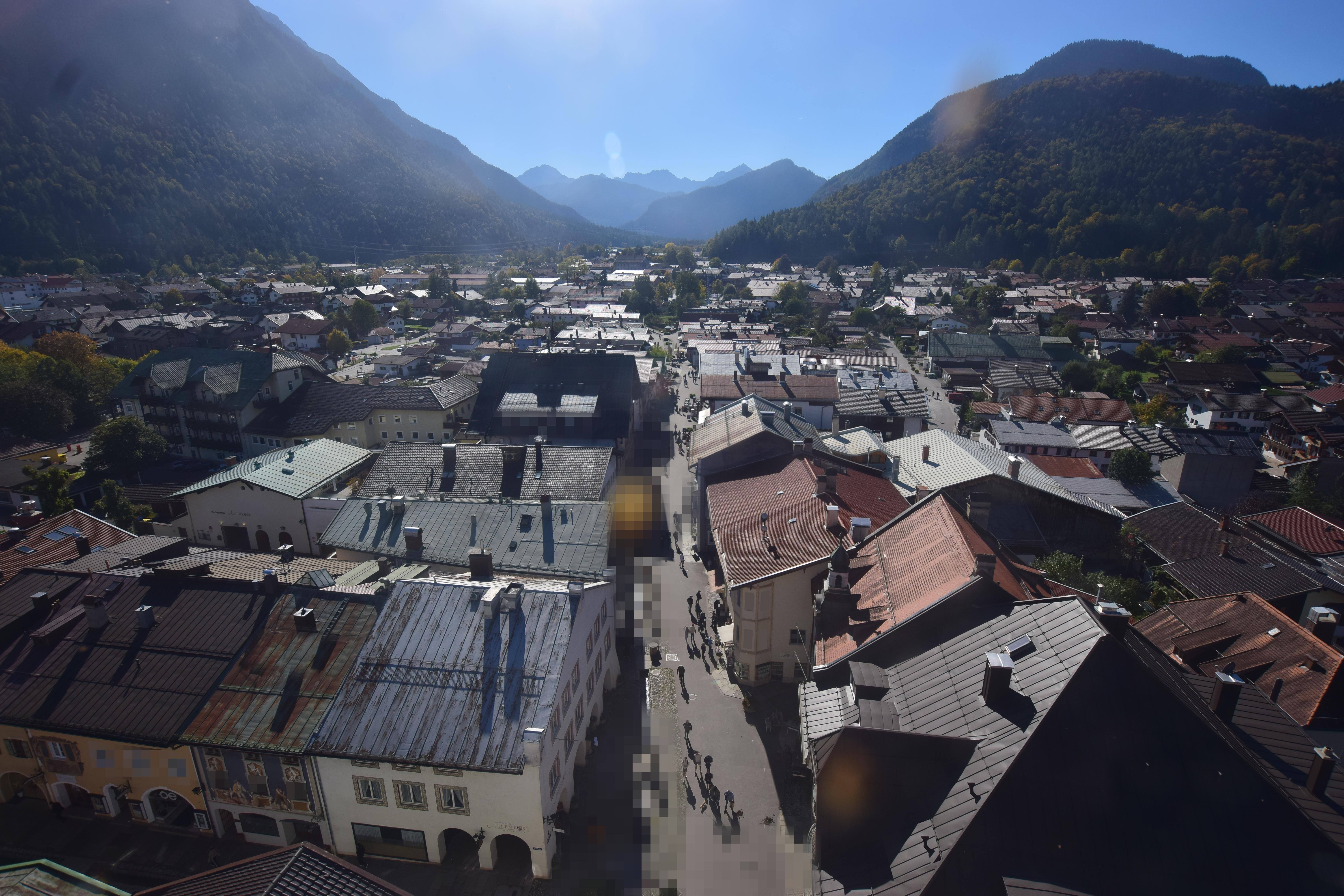 Archiv Foto Webcam Karwendel Mittenwald - Kirche