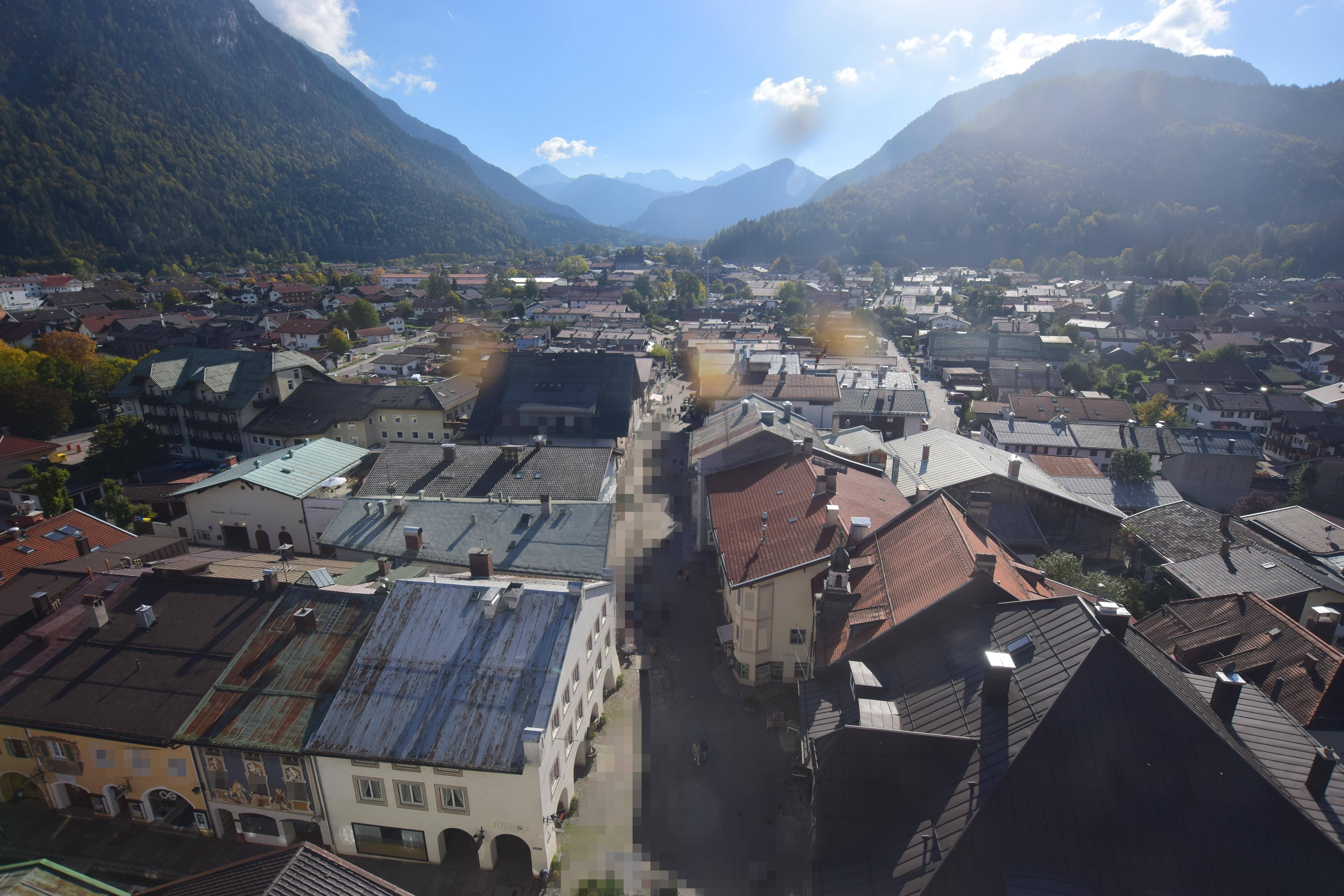Archiv Foto Webcam Karwendel Mittenwald - Kirche