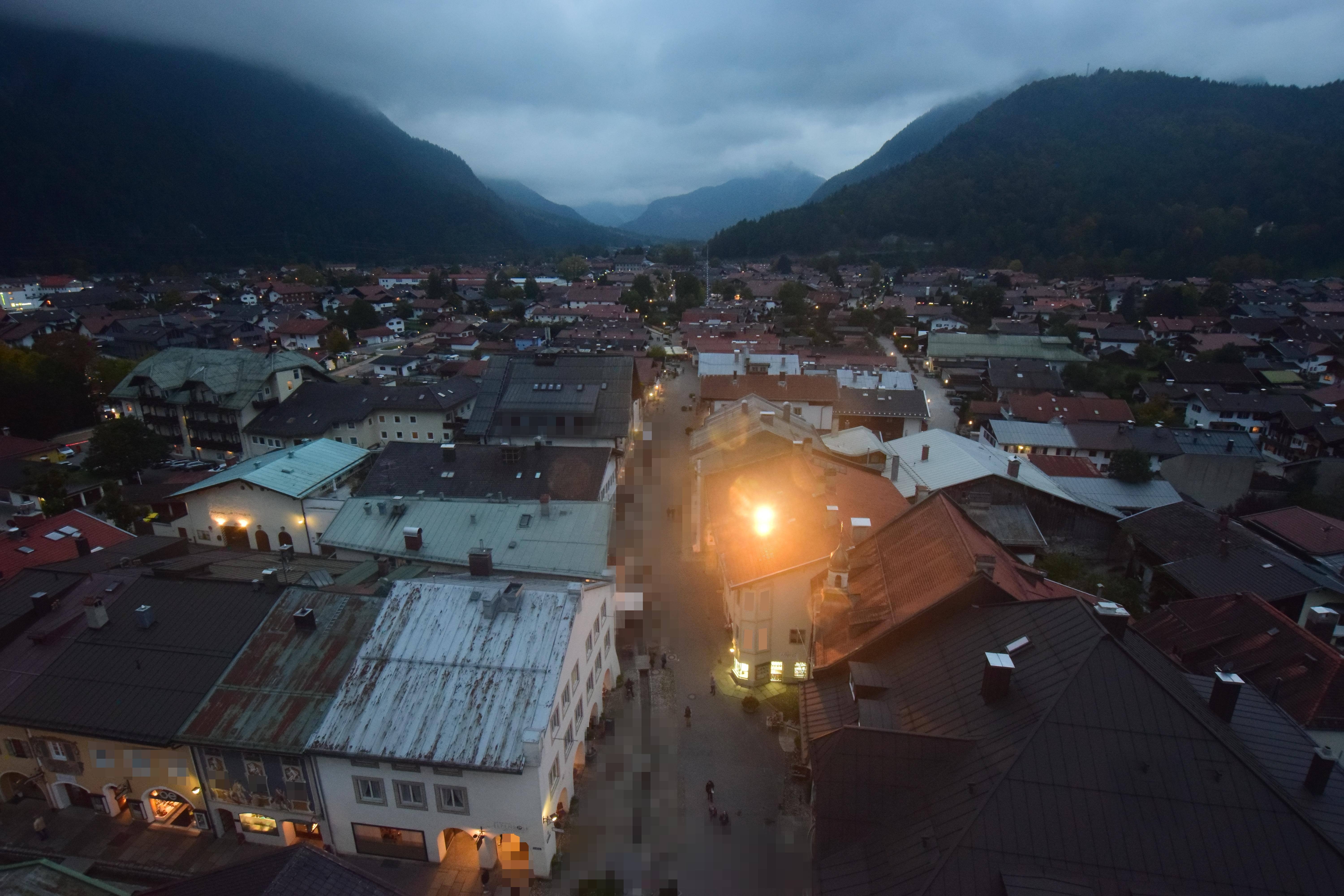 Archiv Foto Webcam Karwendel Mittenwald - Kirche