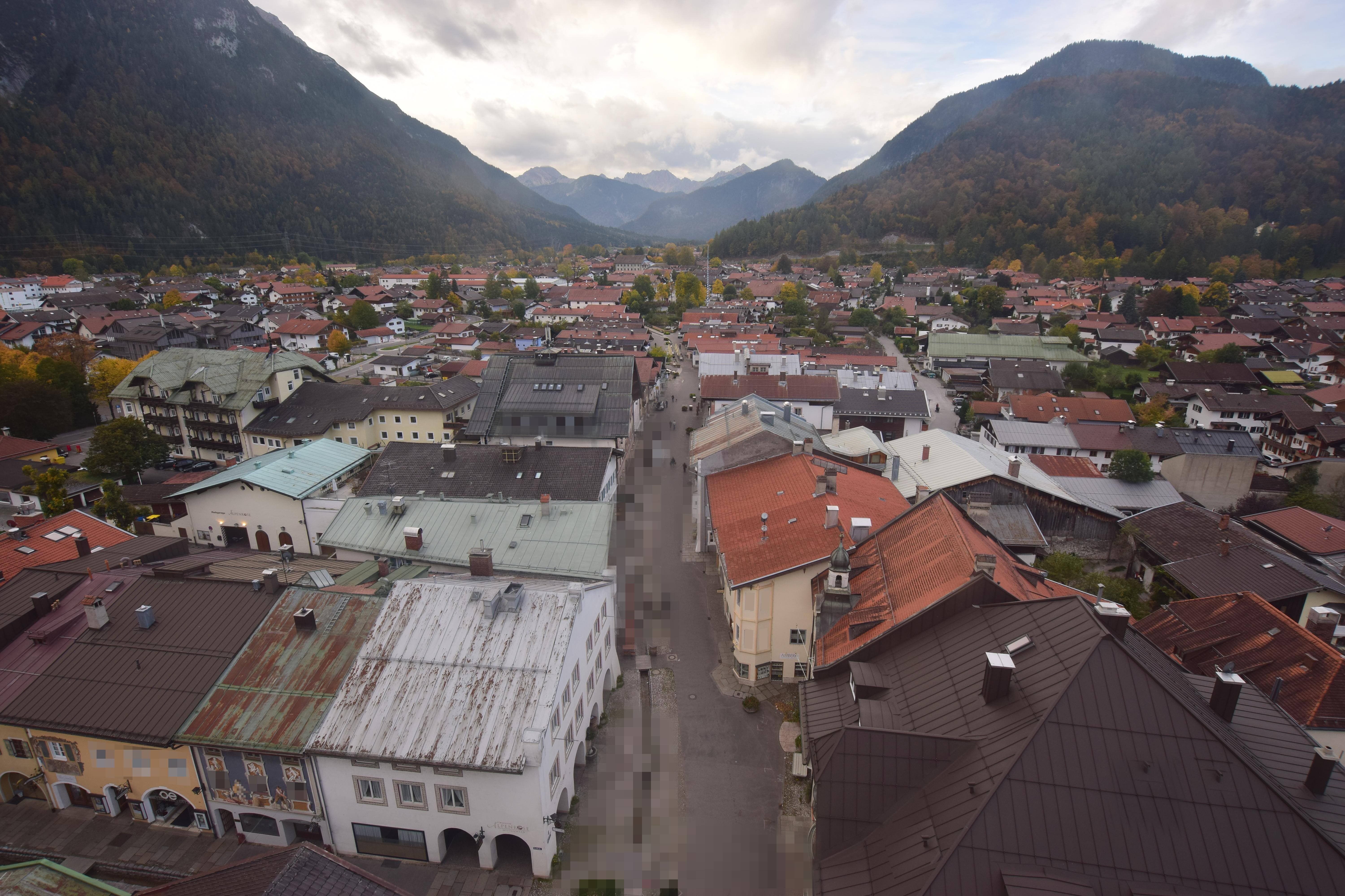 Archiv Foto Webcam Karwendel Mittenwald - Kirche