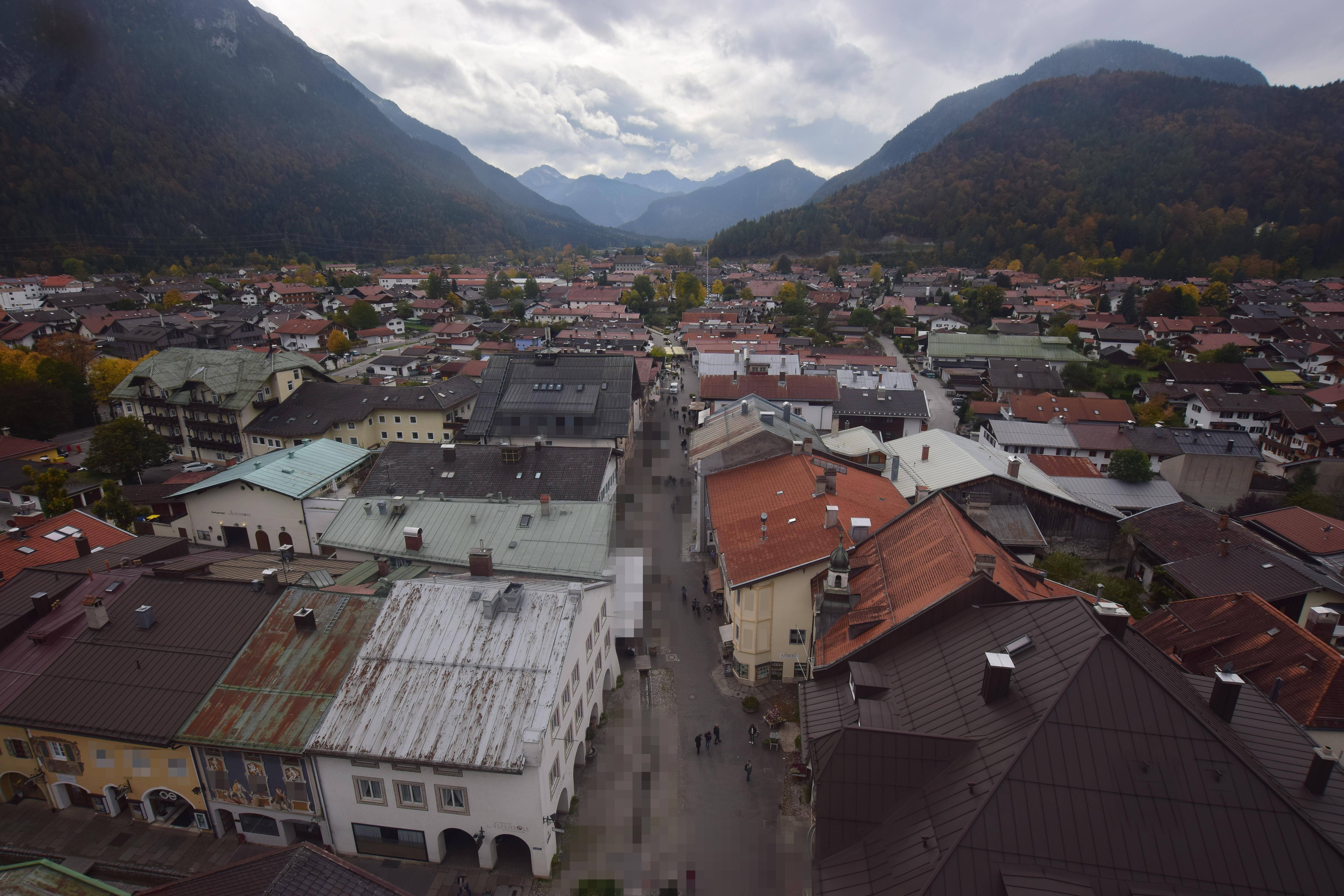 Archiv Foto Webcam Karwendel Mittenwald - Kirche