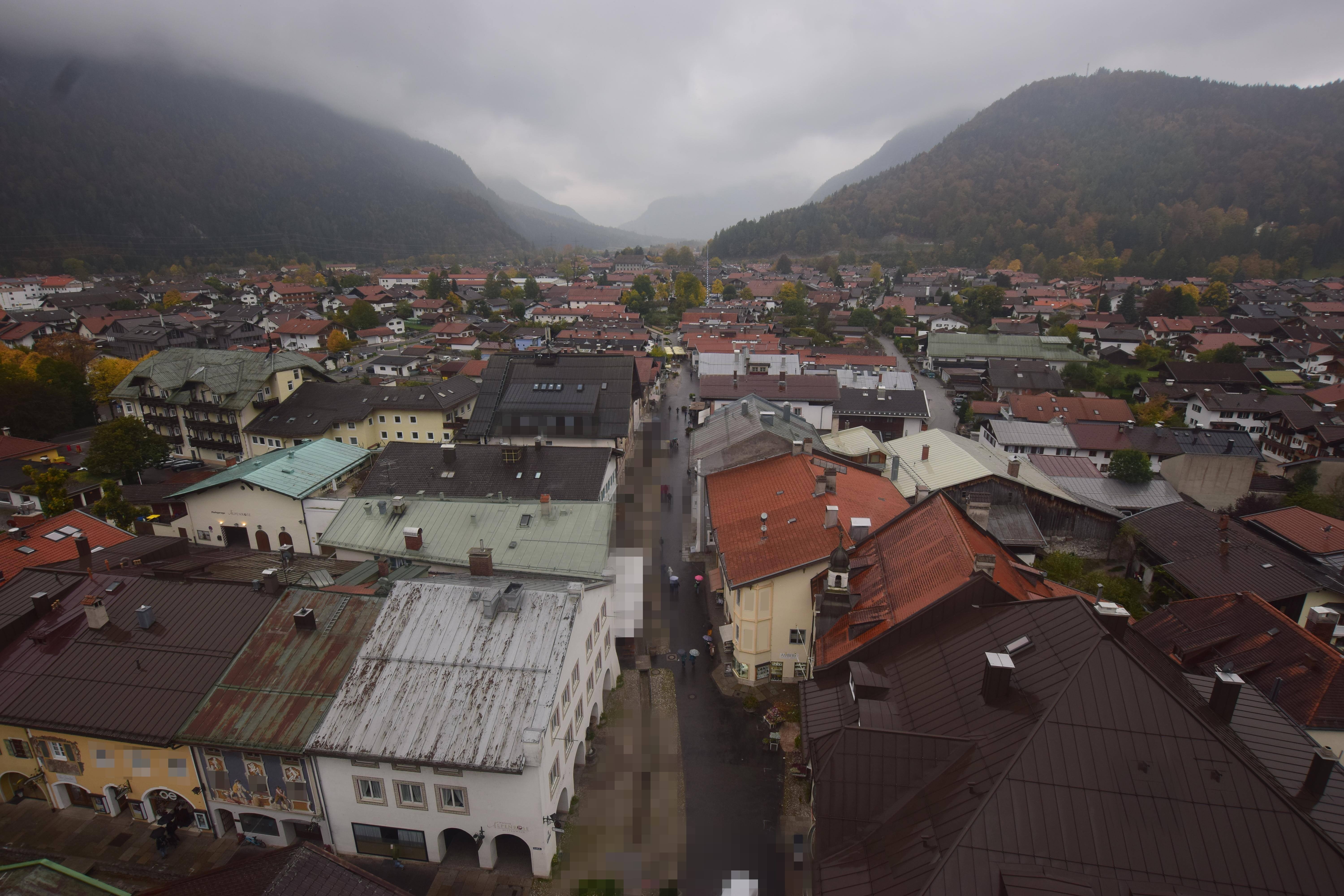Archiv Foto Webcam Karwendel Mittenwald - Kirche