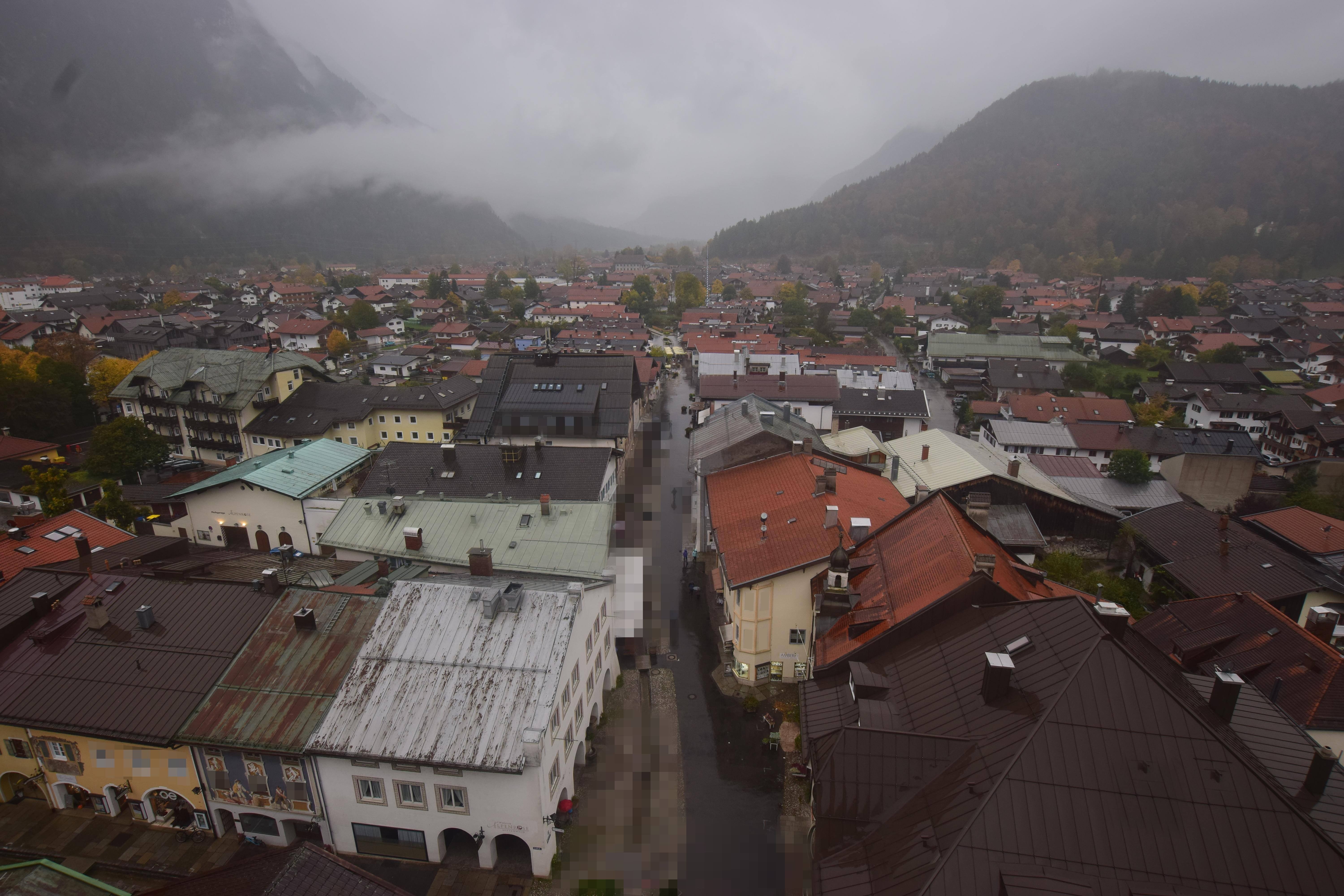 Archiv Foto Webcam Karwendel Mittenwald - Kirche