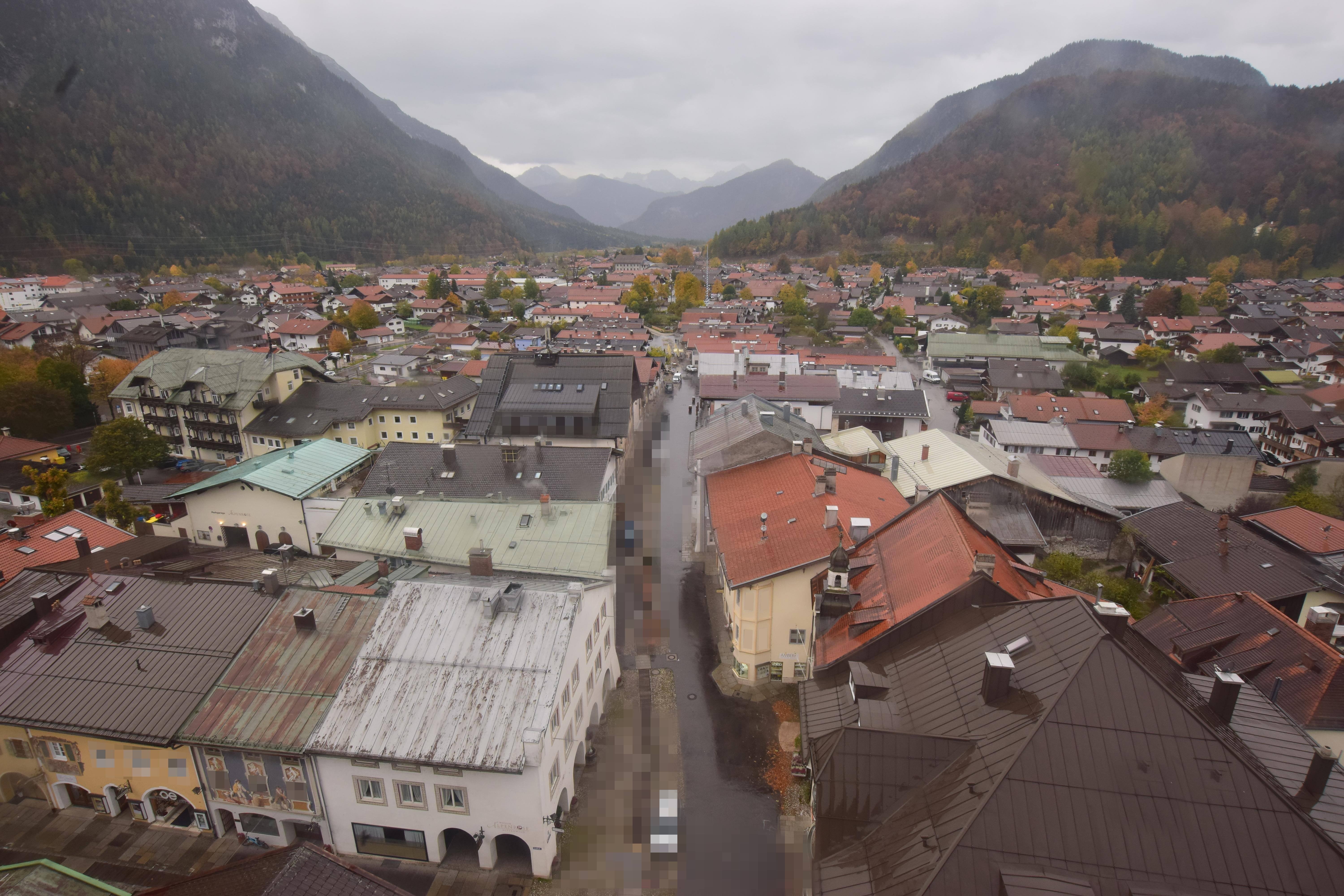 Archiv Foto Webcam Karwendel Mittenwald - Kirche