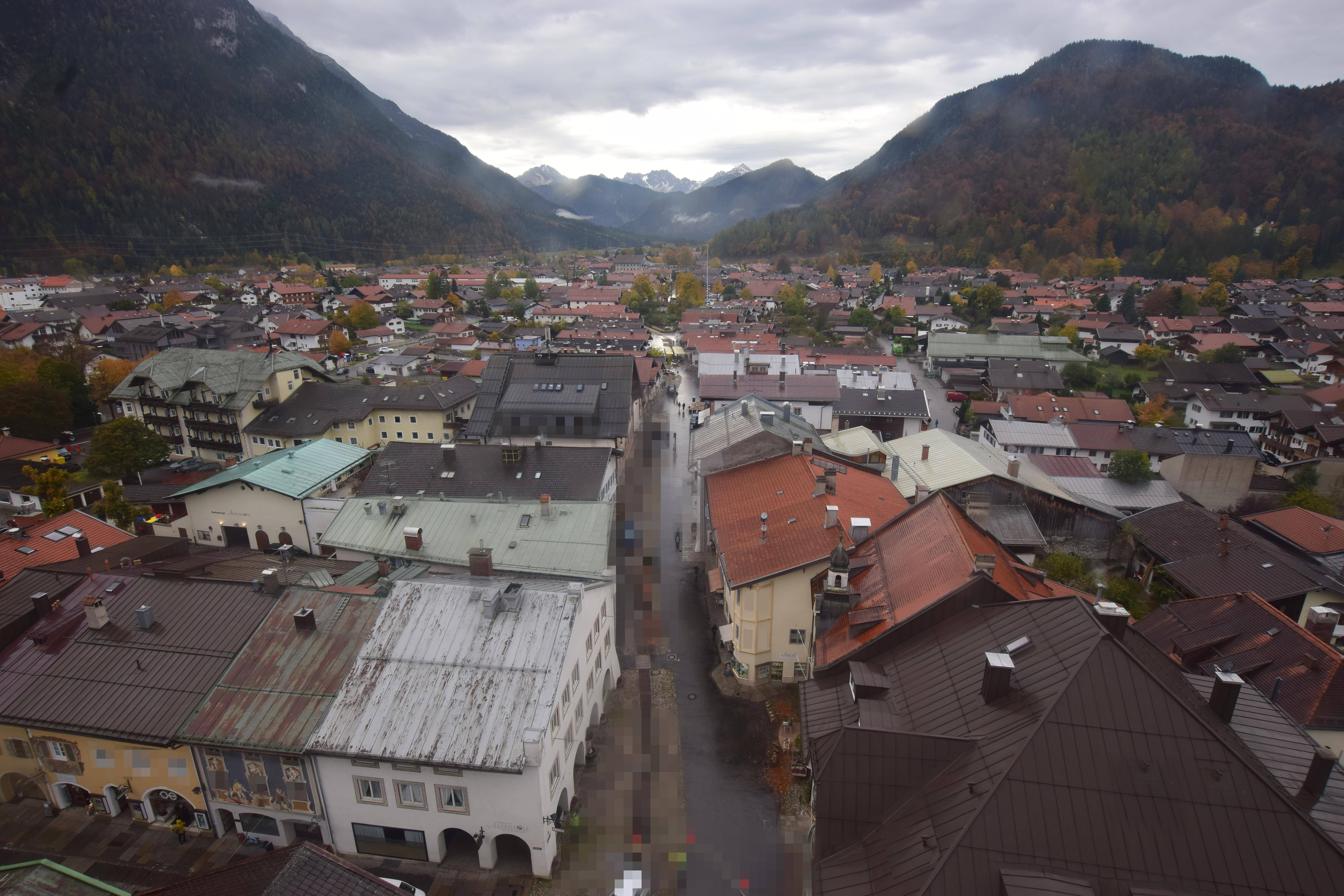 Archiv Foto Webcam Karwendel Mittenwald - Kirche