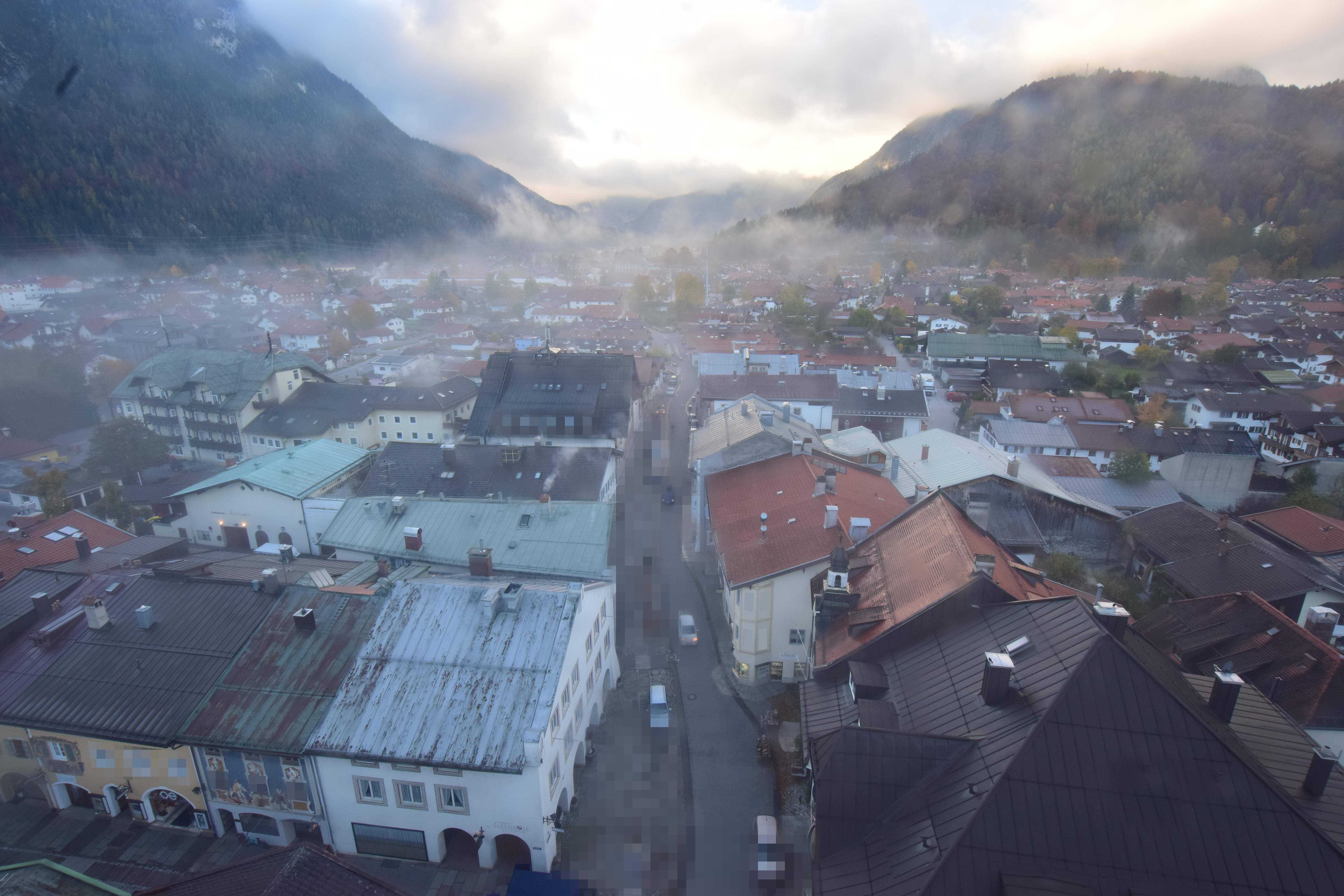 Archiv Foto Webcam Karwendel Mittenwald - Kirche