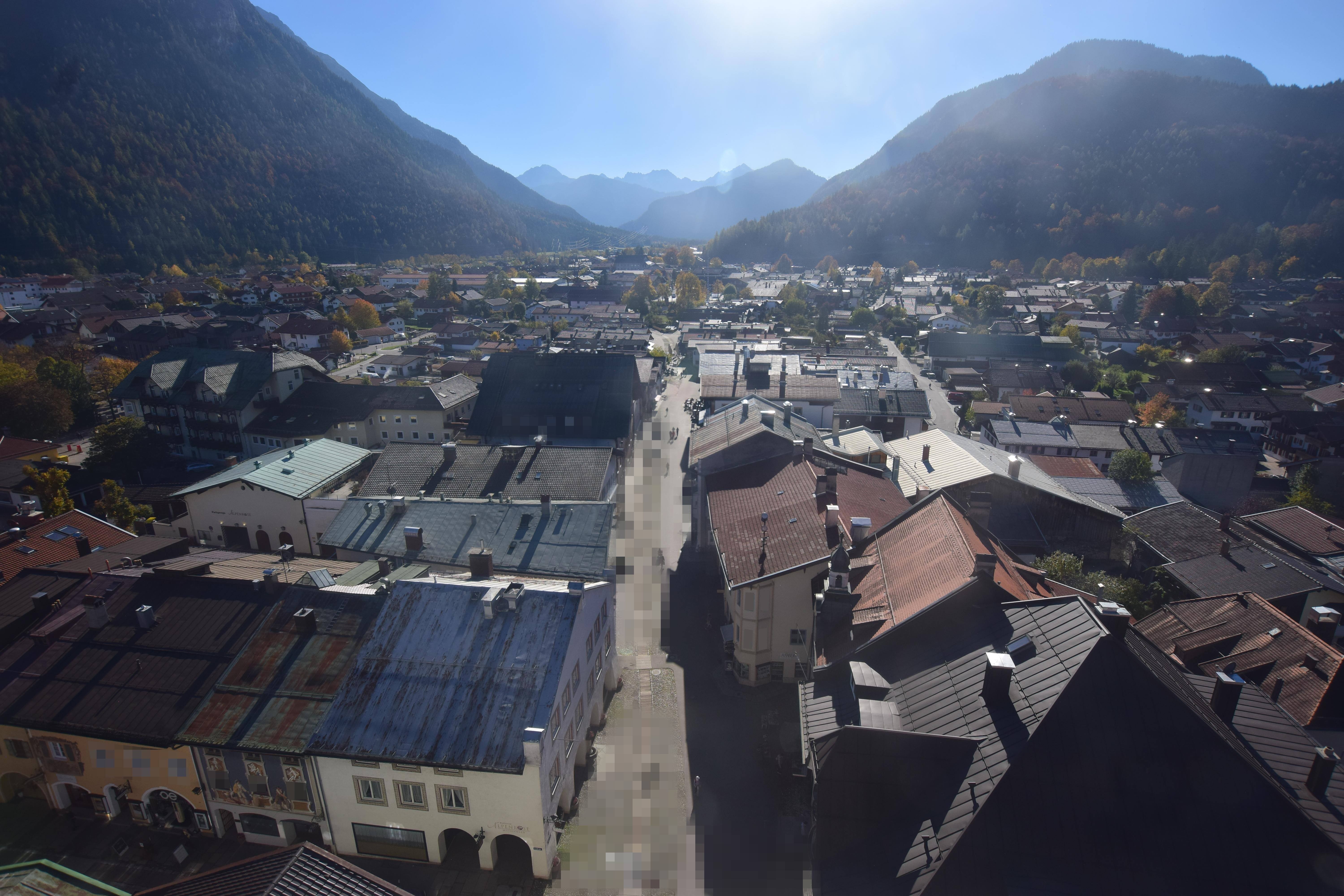 Archiv Foto Webcam Karwendel Mittenwald - Kirche