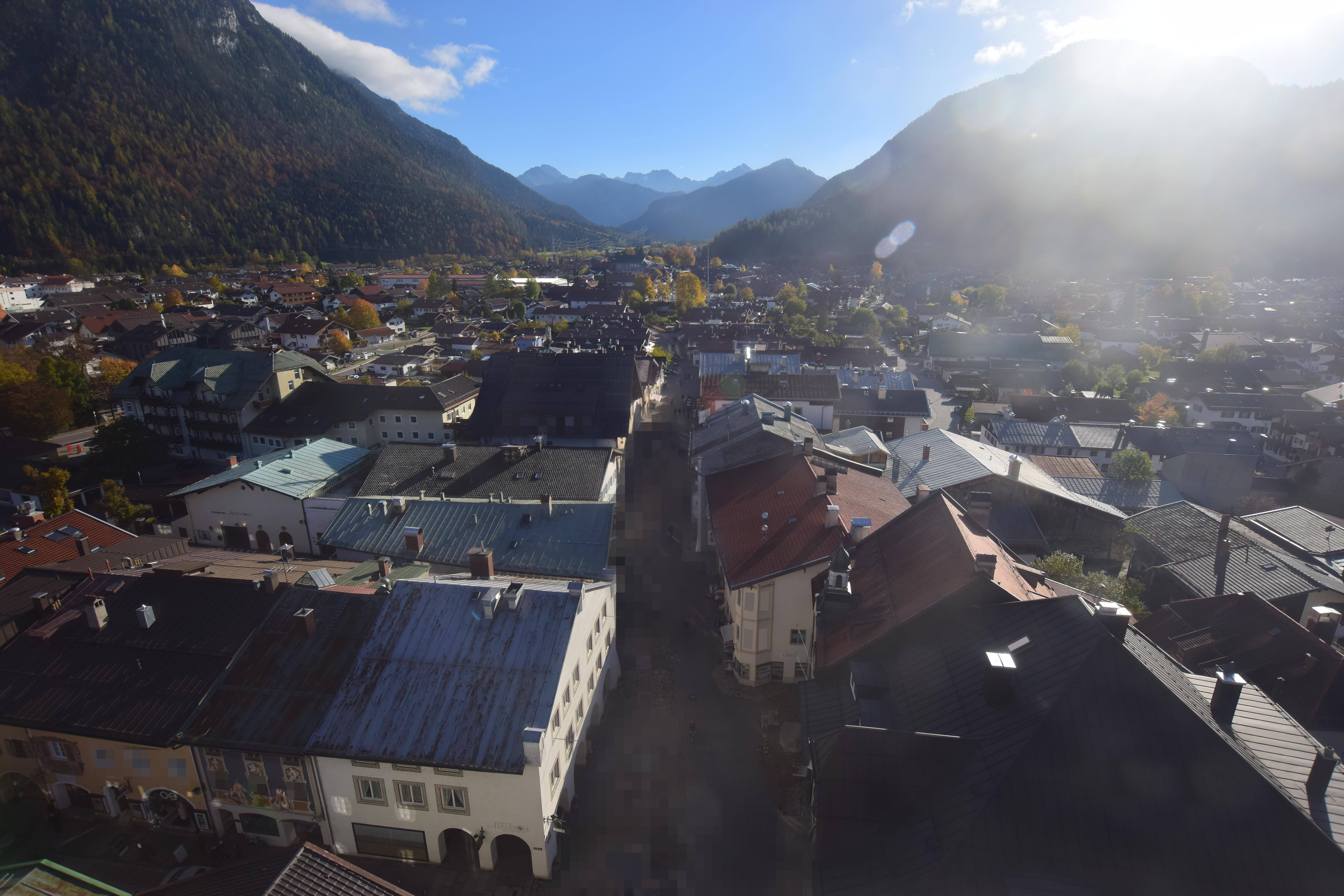 Archiv Foto Webcam Karwendel Mittenwald - Kirche