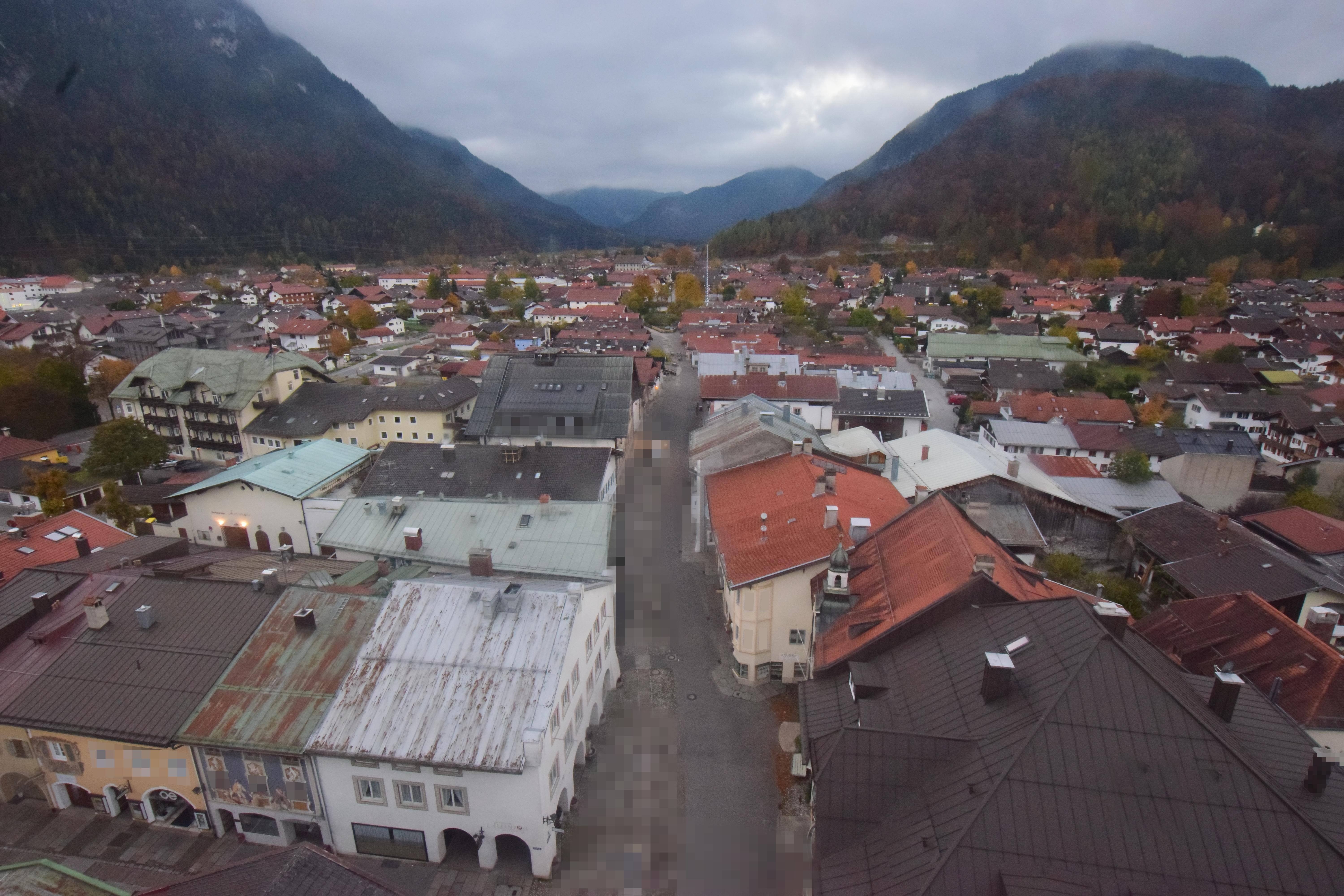 Archiv Foto Webcam Karwendel Mittenwald - Kirche