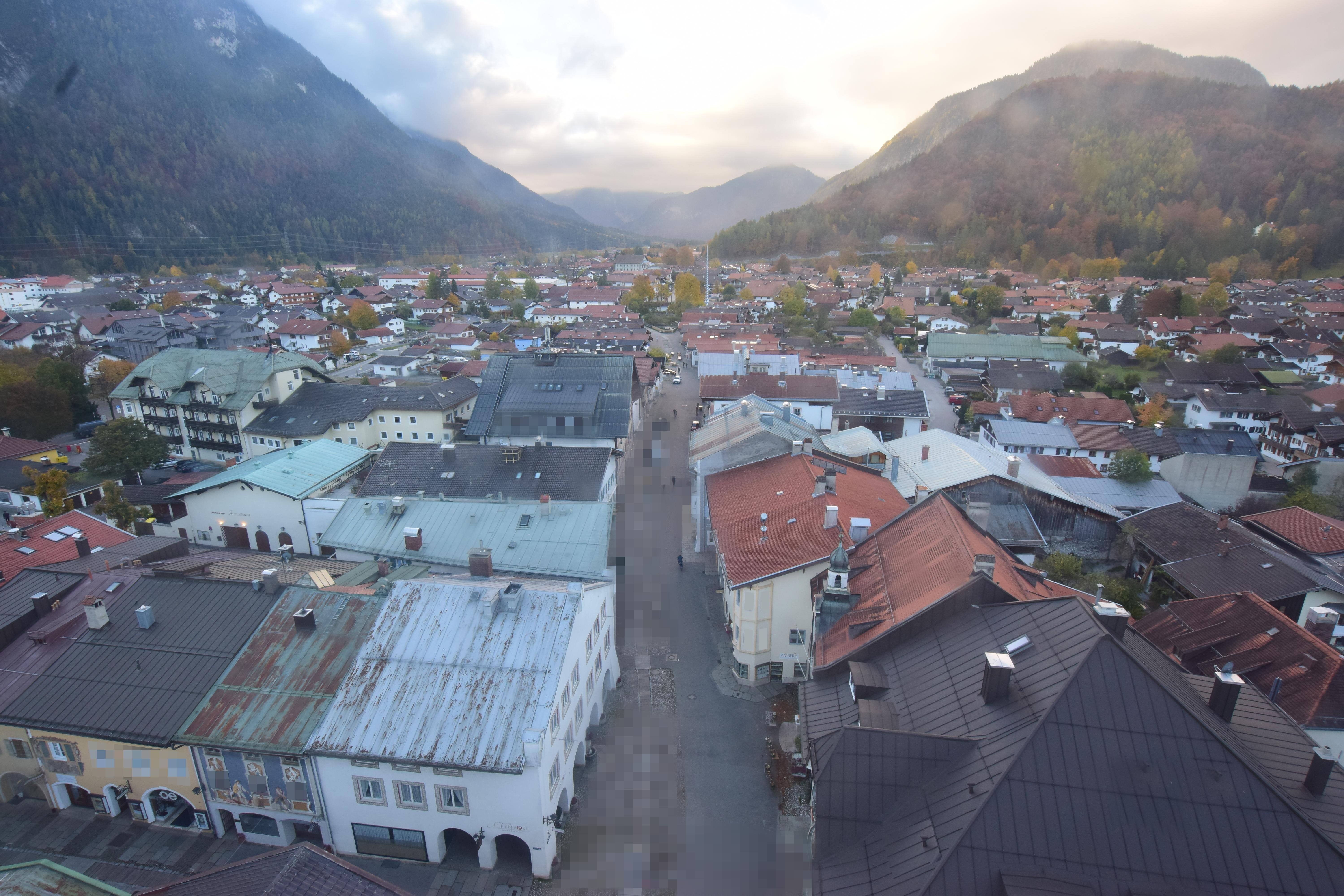 Archiv Foto Webcam Karwendel Mittenwald - Kirche