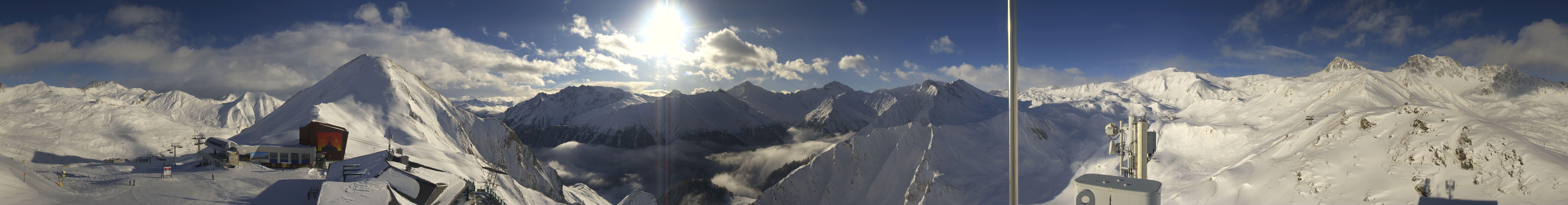 Archived image Webcam Alp Trida Sattel Lift in Samnaun