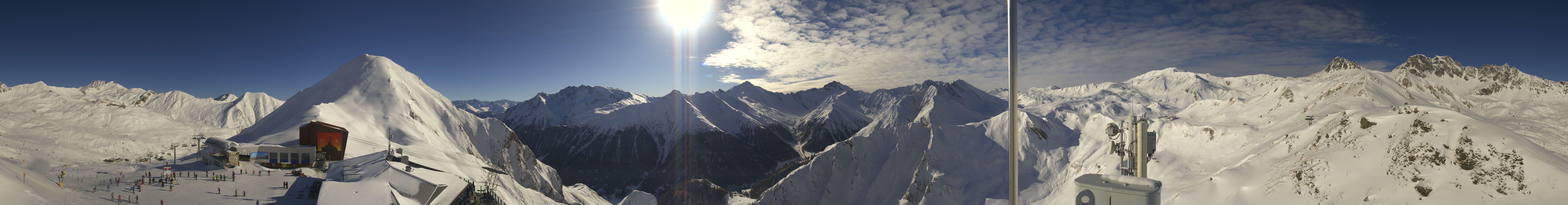 Archiv Foto Webcam Alp Trida Sattel in Samnaun