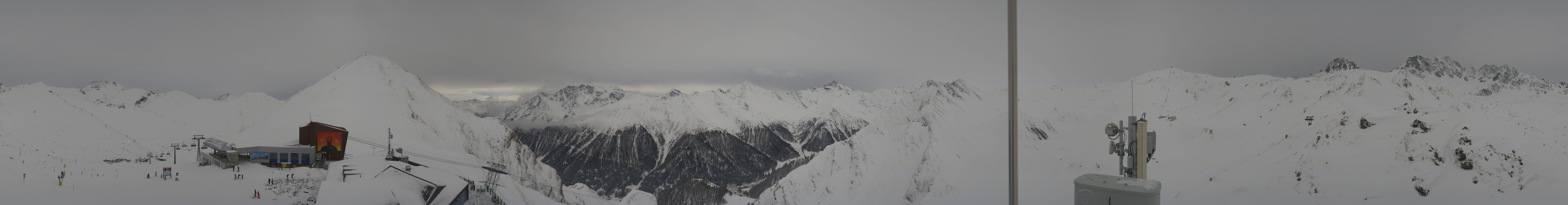 Archiv Foto Webcam Alp Trida Sattel in Samnaun