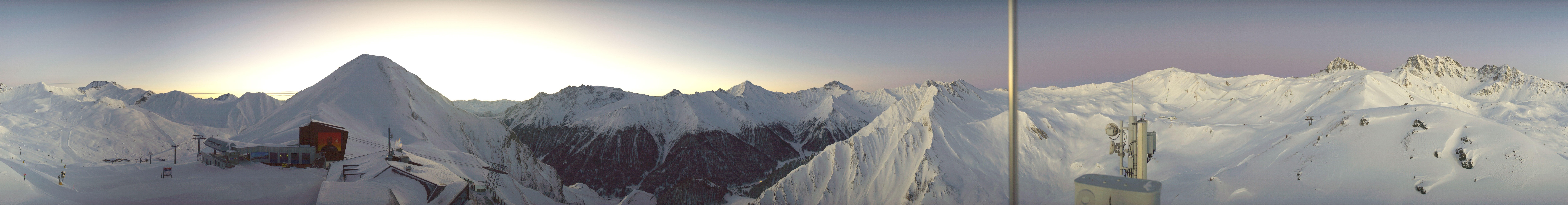 Archiv Foto Webcam Alp Trida Sattel in Samnaun