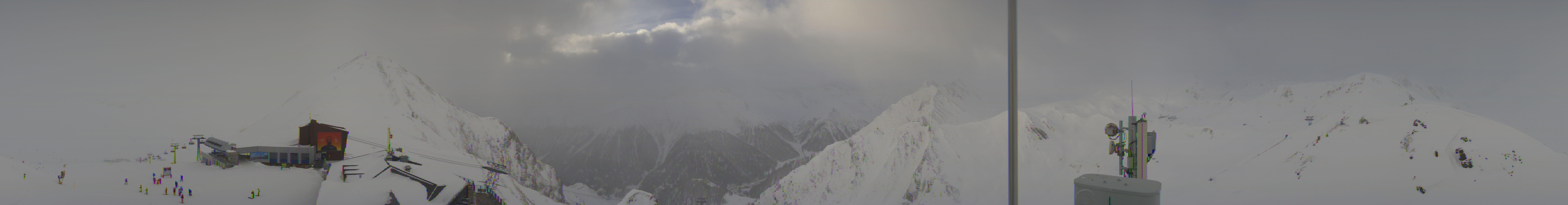 Archiv Foto Webcam Alp Trida Sattel in Samnaun