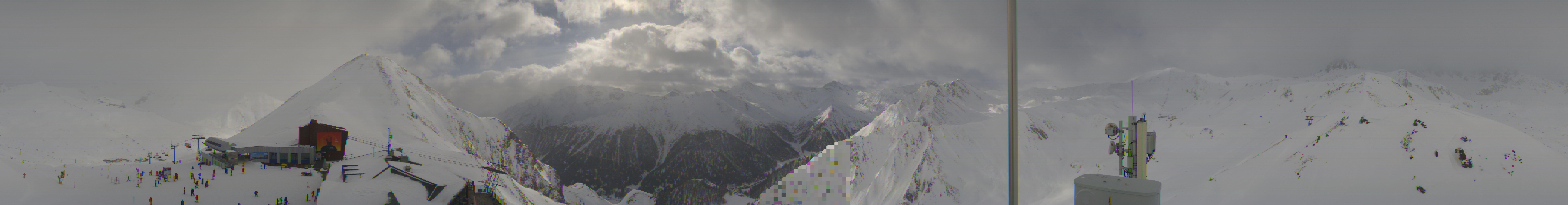 Archiv Foto Webcam Alp Trida Sattel in Samnaun