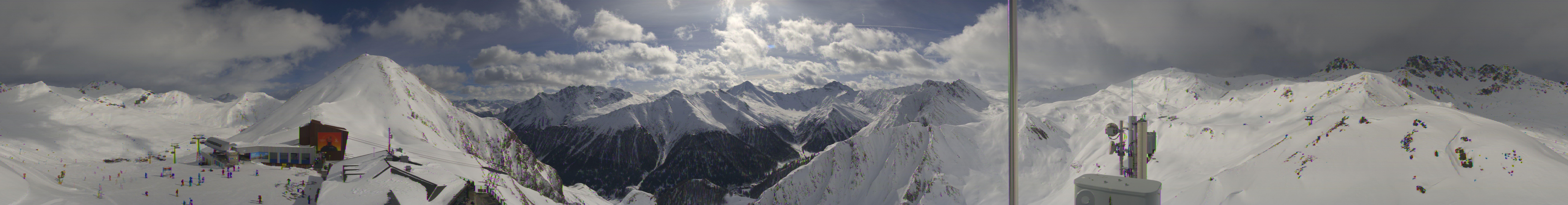 Archiv Foto Webcam Alp Trida Sattel in Samnaun