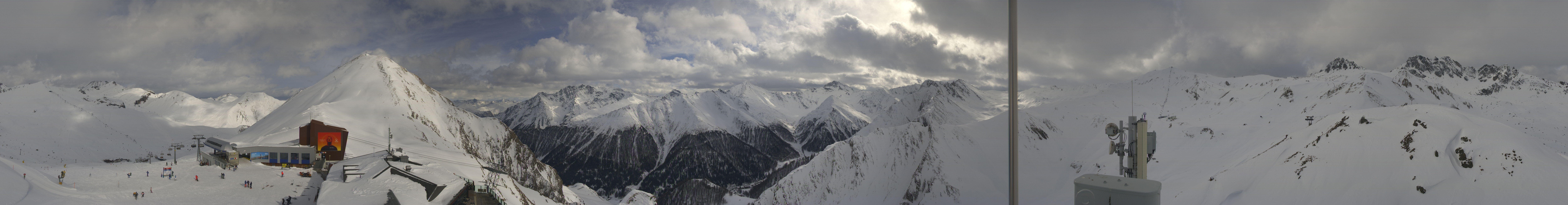 Archiv Foto Webcam Alp Trida Sattel in Samnaun