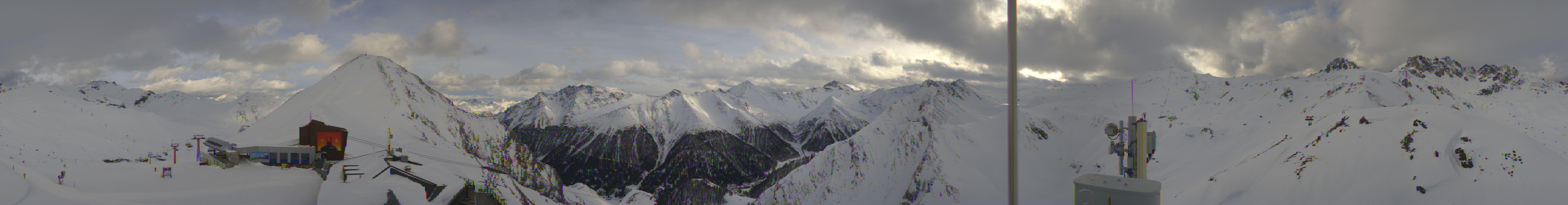 Archiv Foto Webcam Alp Trida Sattel in Samnaun