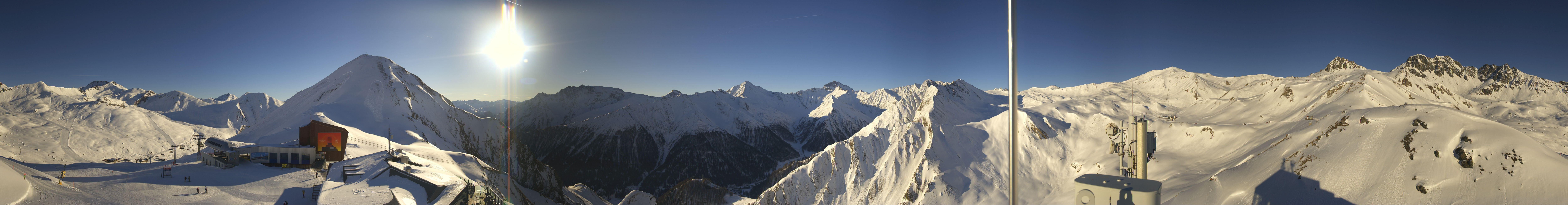 Archiv Foto Webcam Alp Trida Sattel in Samnaun