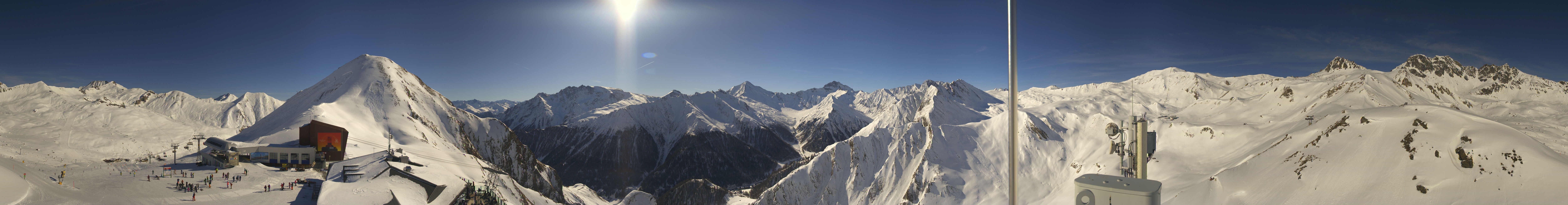 Archiv Foto Webcam Alp Trida Sattel in Samnaun