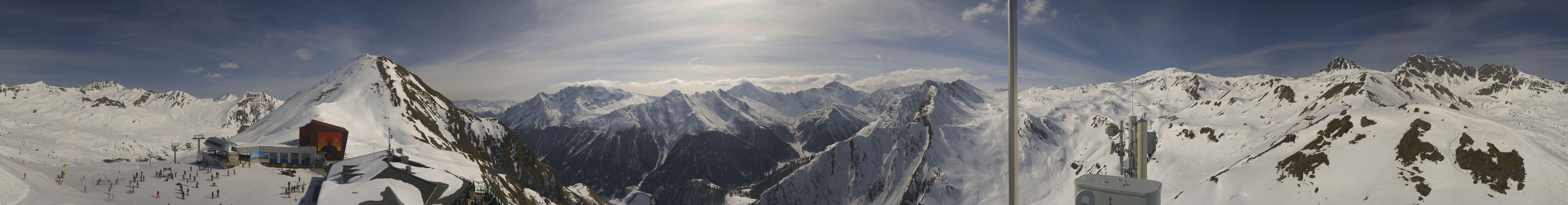 Archiv Foto Webcam Alp Trida Sattel in Samnaun