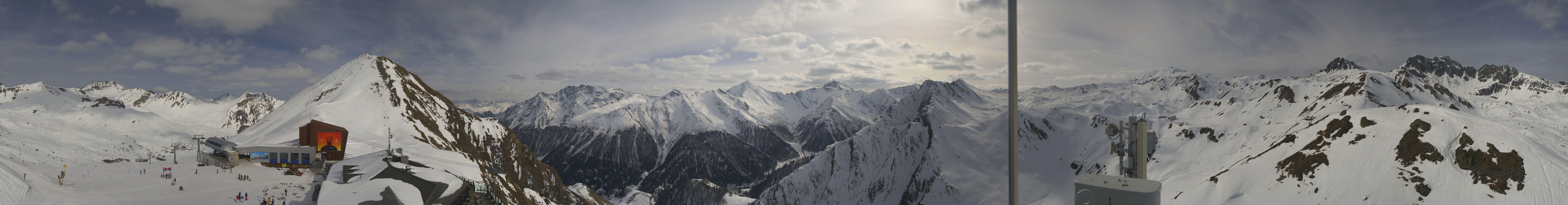 Archiv Foto Webcam Alp Trida Sattel in Samnaun