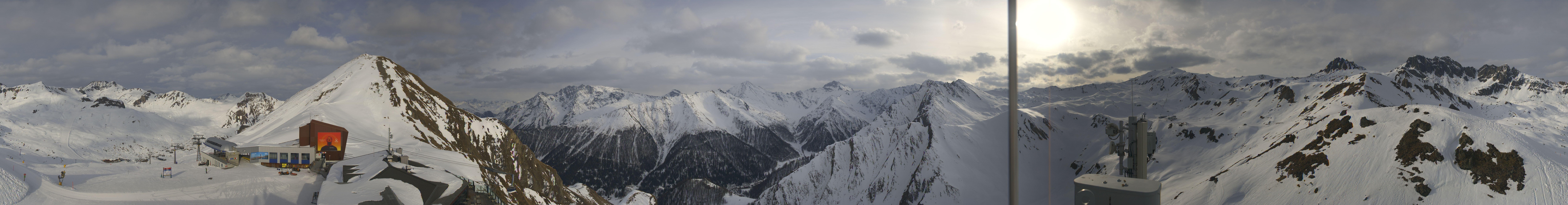 Archiv Foto Webcam Alp Trida Sattel in Samnaun