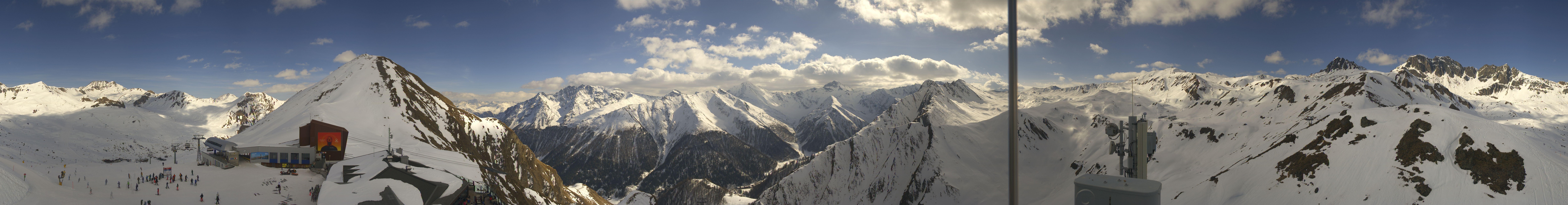 Archiv Foto Webcam Alp Trida Sattel in Samnaun