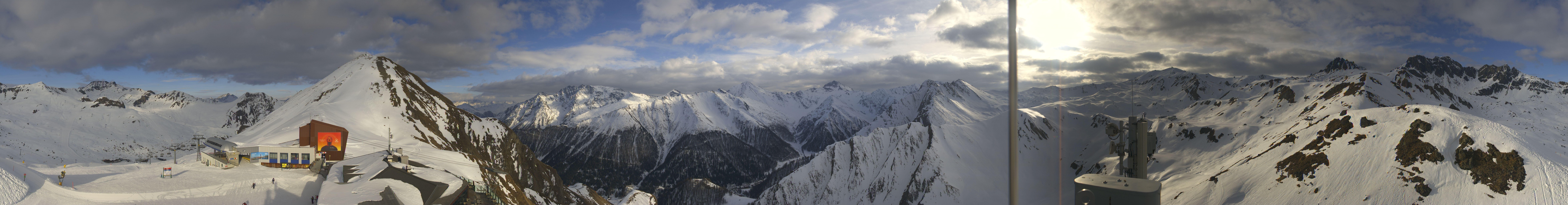 Archiv Foto Webcam Alp Trida Sattel in Samnaun