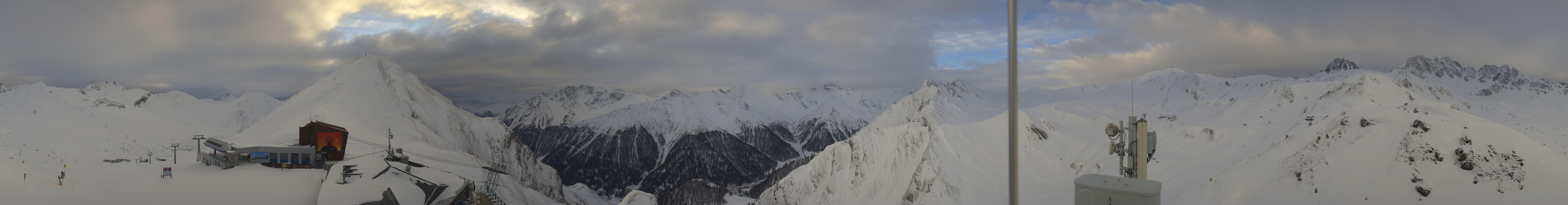 Archiv Foto Webcam Alp Trida Sattel in Samnaun