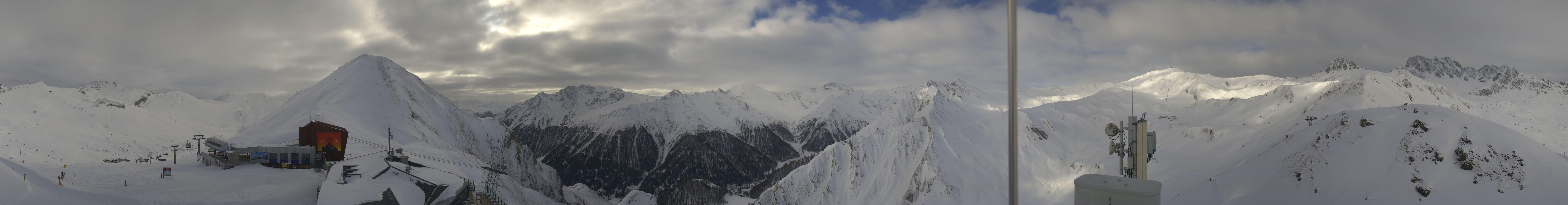 Archiv Foto Webcam Alp Trida Sattel in Samnaun