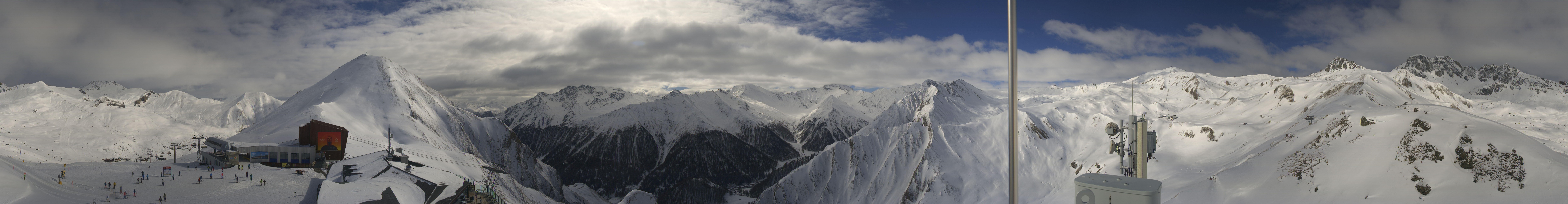 Archiv Foto Webcam Alp Trida Sattel in Samnaun