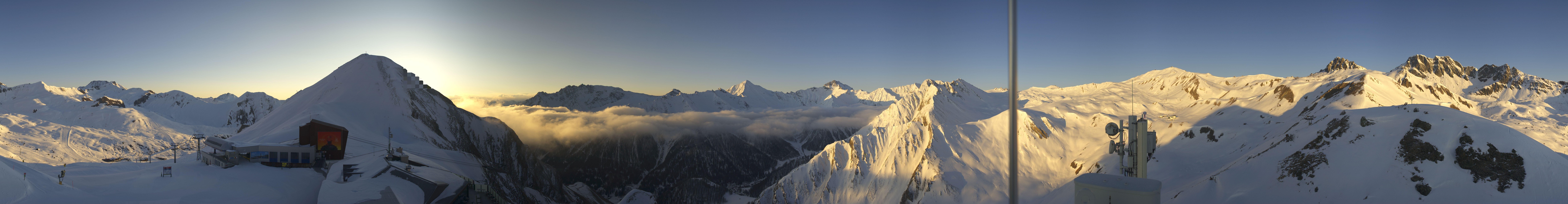 Archiv Foto Webcam Alp Trida Sattel in Samnaun