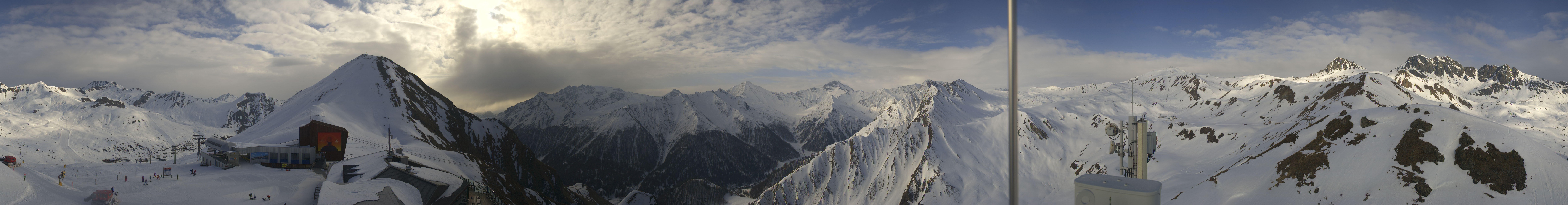 Archiv Foto Webcam Alp Trida Sattel in Samnaun