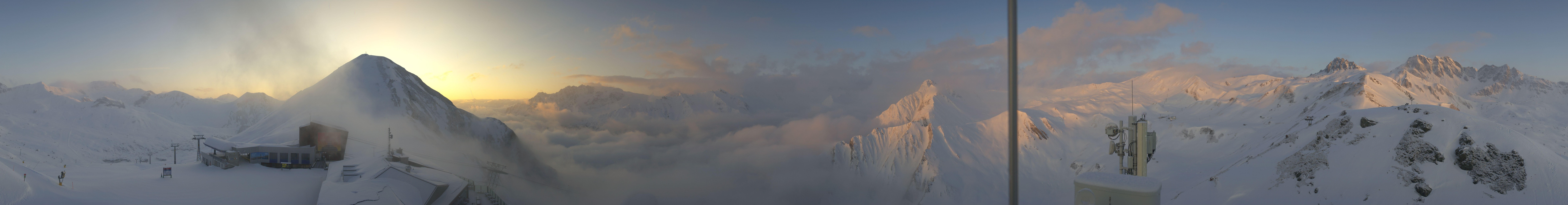 Archiv Foto Webcam Alp Trida Sattel in Samnaun