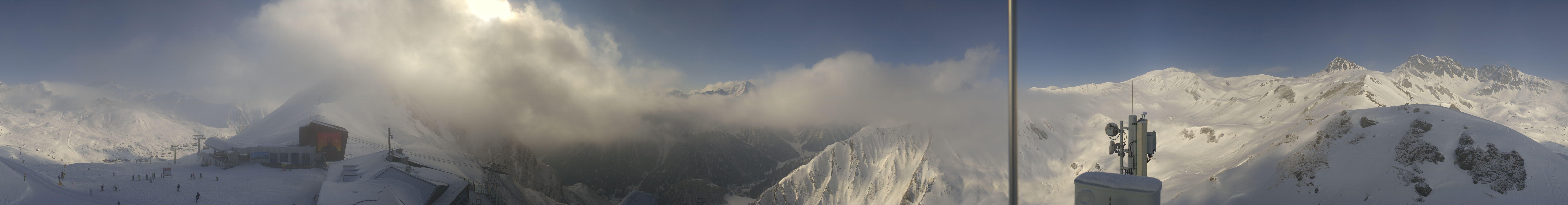 Archiv Foto Webcam Alp Trida Sattel in Samnaun