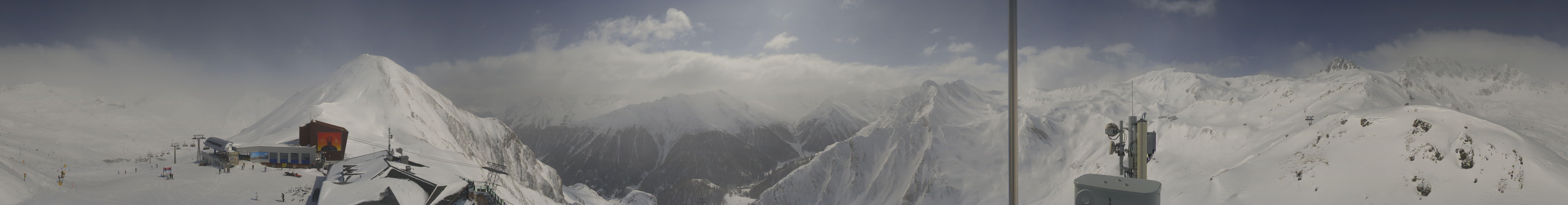 Archiv Foto Webcam Alp Trida Sattel in Samnaun