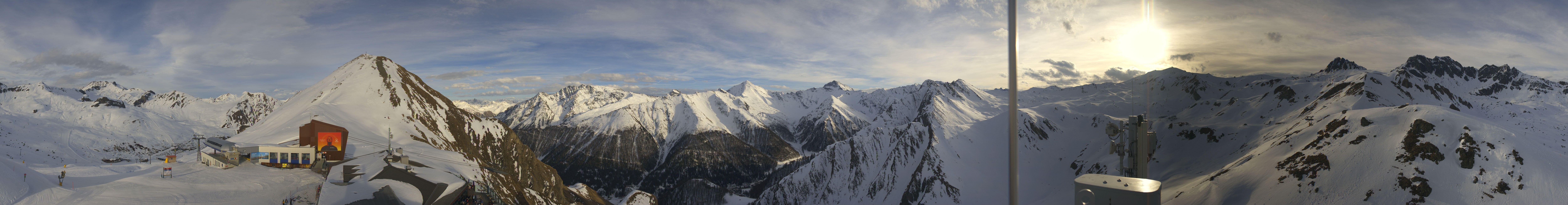 Archiv Foto Webcam Alp Trida Sattel in Samnaun