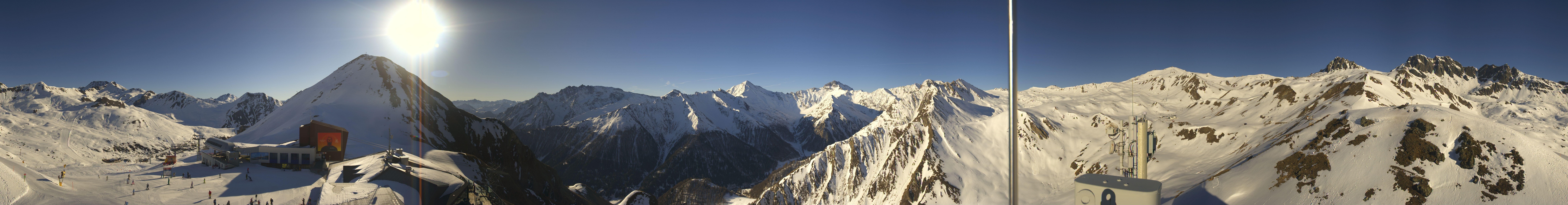 Archiv Foto Webcam Alp Trida Sattel in Samnaun