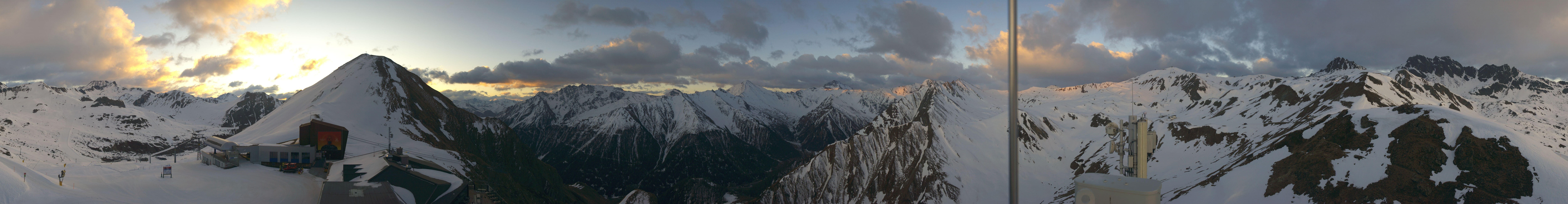 Archiv Foto Webcam Alp Trida Sattel in Samnaun