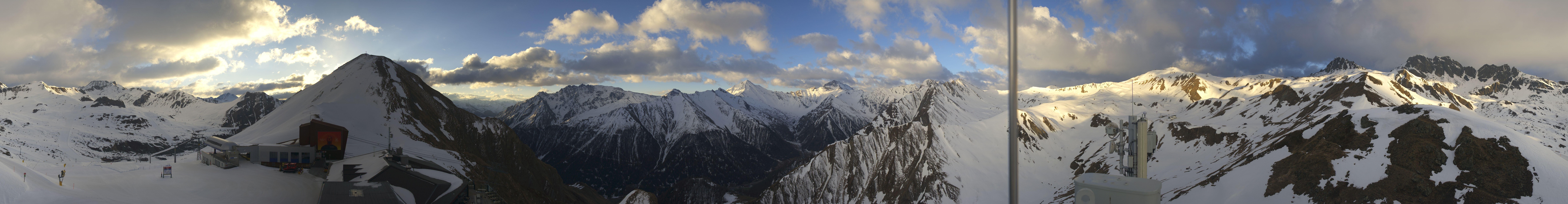 Archiv Foto Webcam Alp Trida Sattel in Samnaun