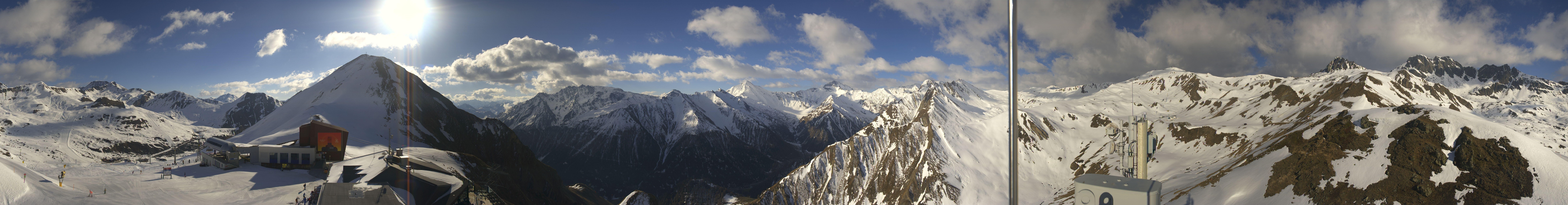 Archiv Foto Webcam Alp Trida Sattel in Samnaun