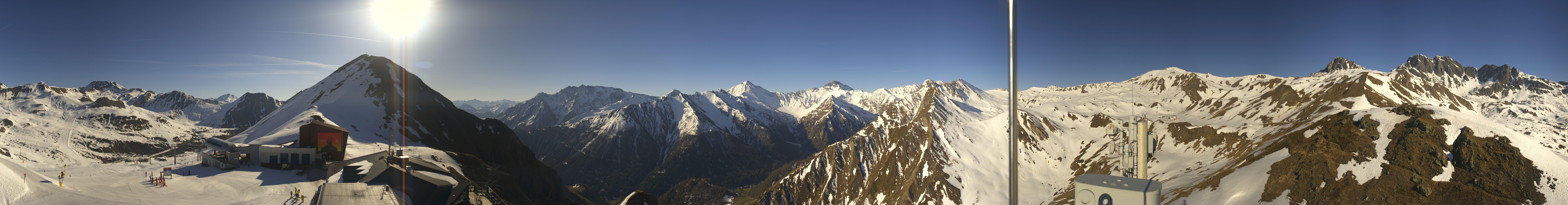 Archiv Foto Webcam Alp Trida Sattel in Samnaun