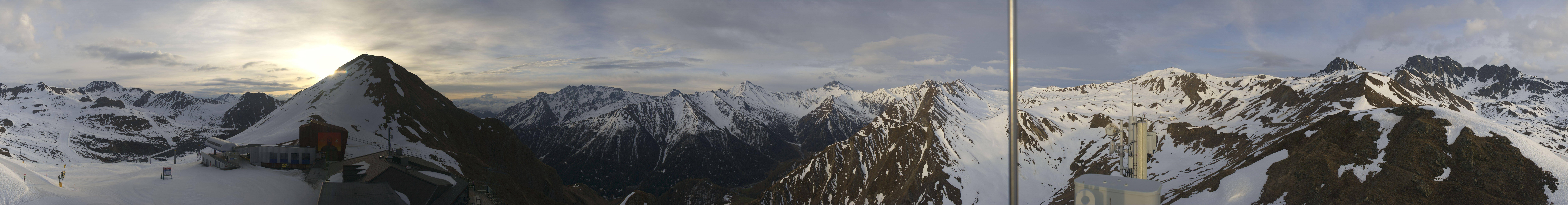 Archiv Foto Webcam Alp Trida Sattel in Samnaun