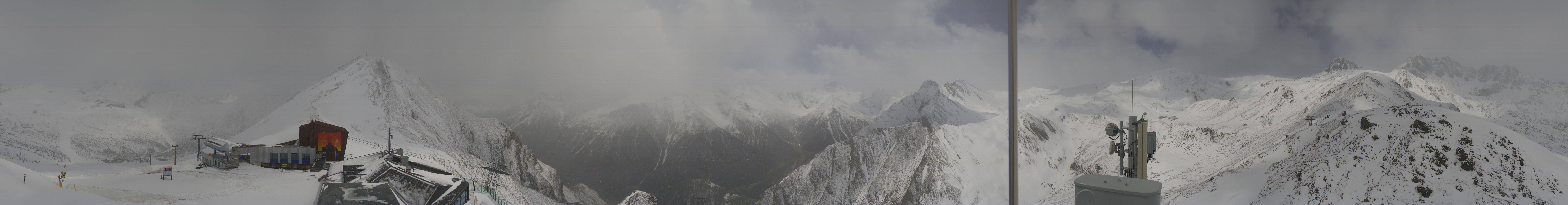 Archiv Foto Webcam Alp Trida Sattel in Samnaun
