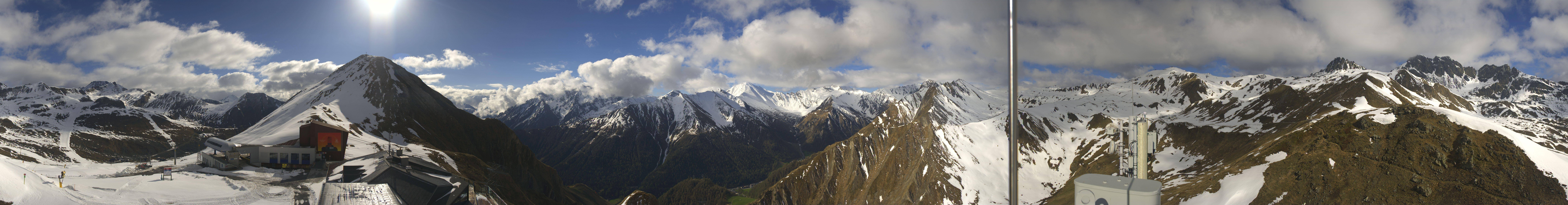 Archiv Foto Webcam Alp Trida Sattel in Samnaun
