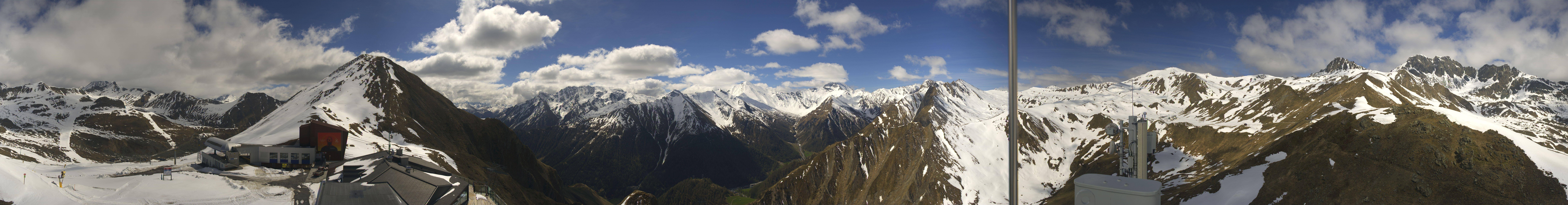 Archiv Foto Webcam Alp Trida Sattel in Samnaun