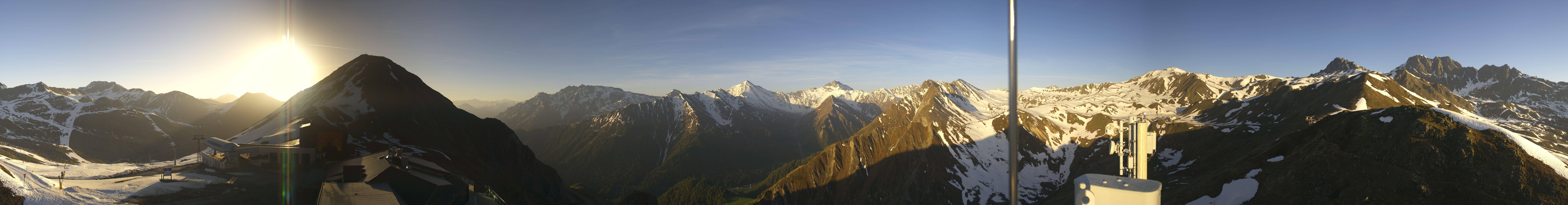 Archiv Foto Webcam Alp Trida Sattel in Samnaun